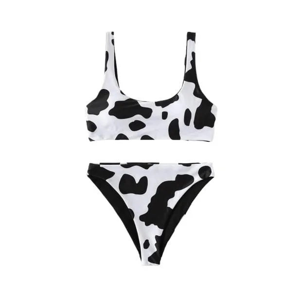Baby Cow Print Bikini — view 1 Baby Cow Print Bikini — view 1