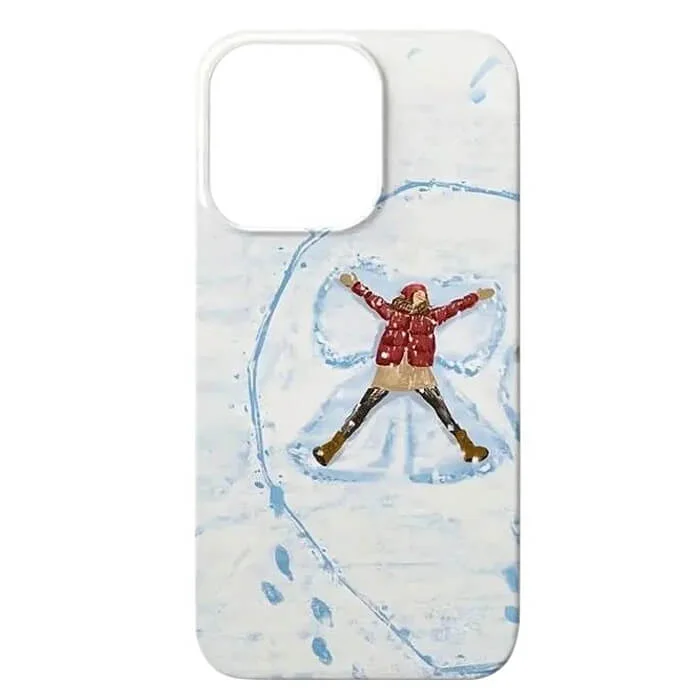 Snowy Couple iPhone Case — view 2 Snowy Couple iPhone Case — view 2