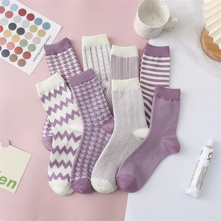 Lavender Aesthetic Socks — view 2 Lavender Aesthetic Socks — view 2