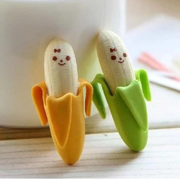 Banana Erasers — view 1 Banana Erasers — view 1