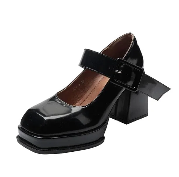 90s Chunky Platform Heels — view 2 90s Chunky Platform Heels — view 2