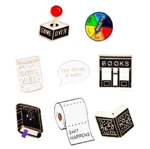 Good Vibes Pin Collection — view 1 Good Vibes Pin Collection — view 1
