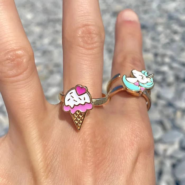 Ice Cream Anxiety Spin Ring 🍧 — view 2 Ice Cream Anxiety Spin Ring 🍧 — view 2