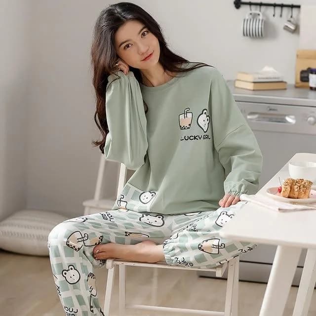 Boba Pajama Set — view 1 Boba Pajama Set — view 1