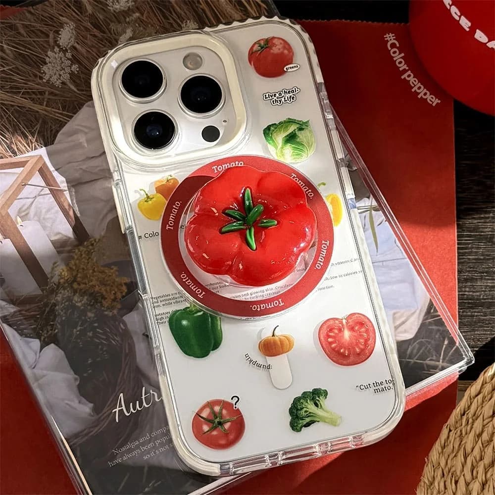Healthy Vegetables iPhone Case — view 2 Healthy Vegetables iPhone Case — view 2