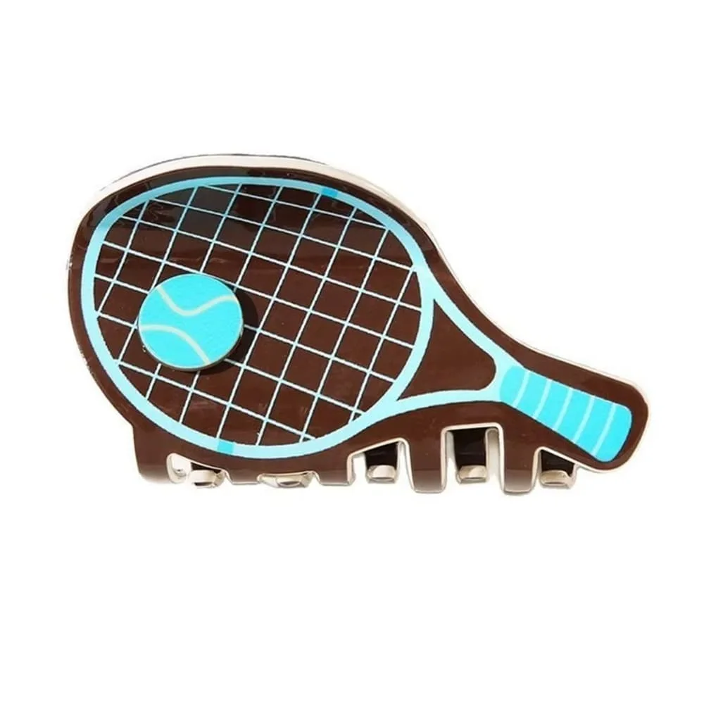 Tennis Racket Hair Claw — view 2 Tennis Racket Hair Claw — view 2