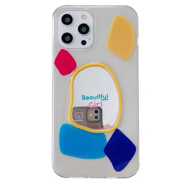 Beautiful Girl Mirror iPhone Case — view 2 Beautiful Girl Mirror iPhone Case — view 2