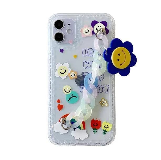 Transparent IPhone Case With Chain — view 1 Transparent IPhone Case With Chain — view 1
