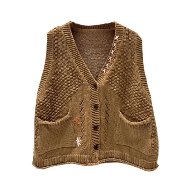 Goblincore Vest Sweater — view 1 Goblincore Vest Sweater — view 1