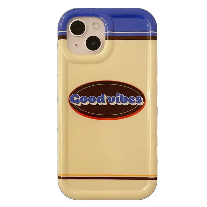 Good Vibes Aesthetic iPhone Case — view 1 Good Vibes Aesthetic iPhone Case — view 1