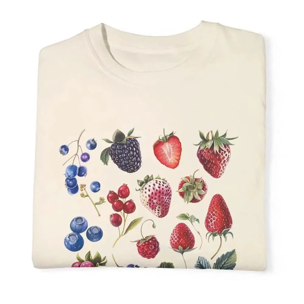 Berry Garden Aesthetic T-Shirt — view 2 Berry Garden Aesthetic T-Shirt — view 2
