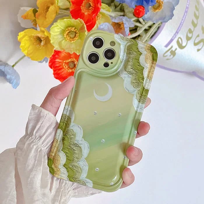 Crescent Moon iPhone Case — view 1 Crescent Moon iPhone Case — view 1