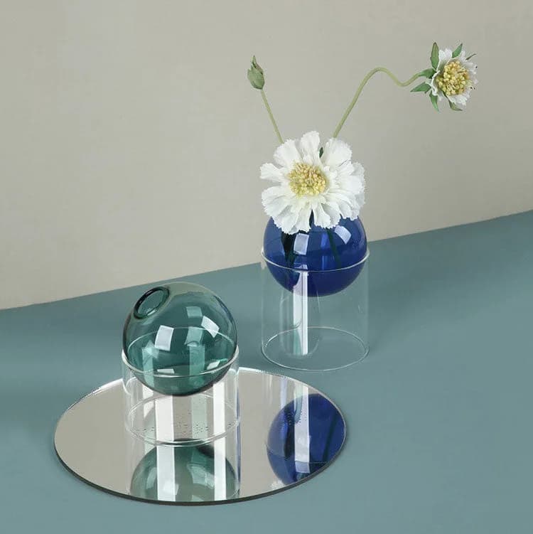 Mini Spherical Glass Vase — view 2 Mini Spherical Glass Vase — view 2
