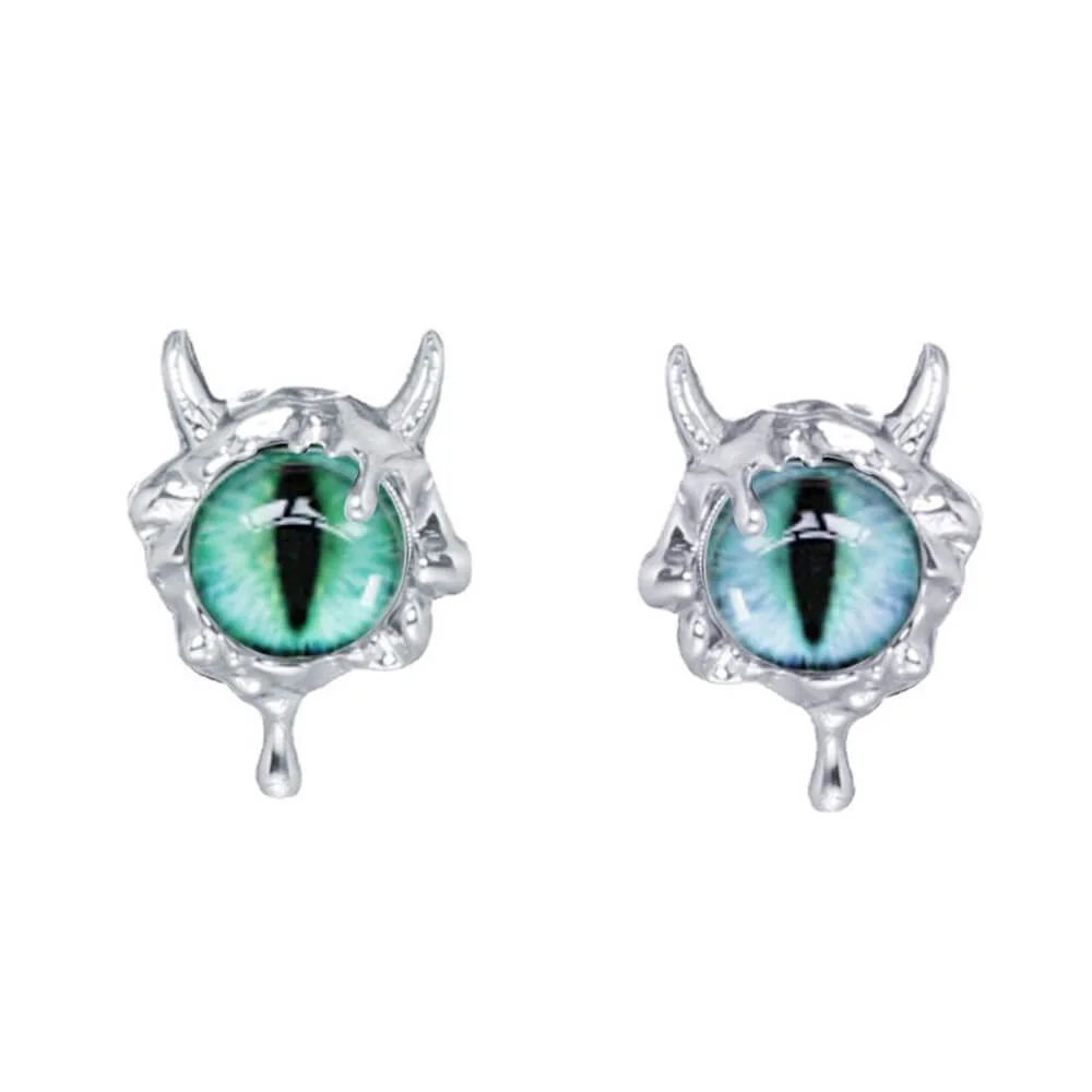 Blue & Green Eyes Stud Earrings — view 1 Blue & Green Eyes Stud Earrings — view 1