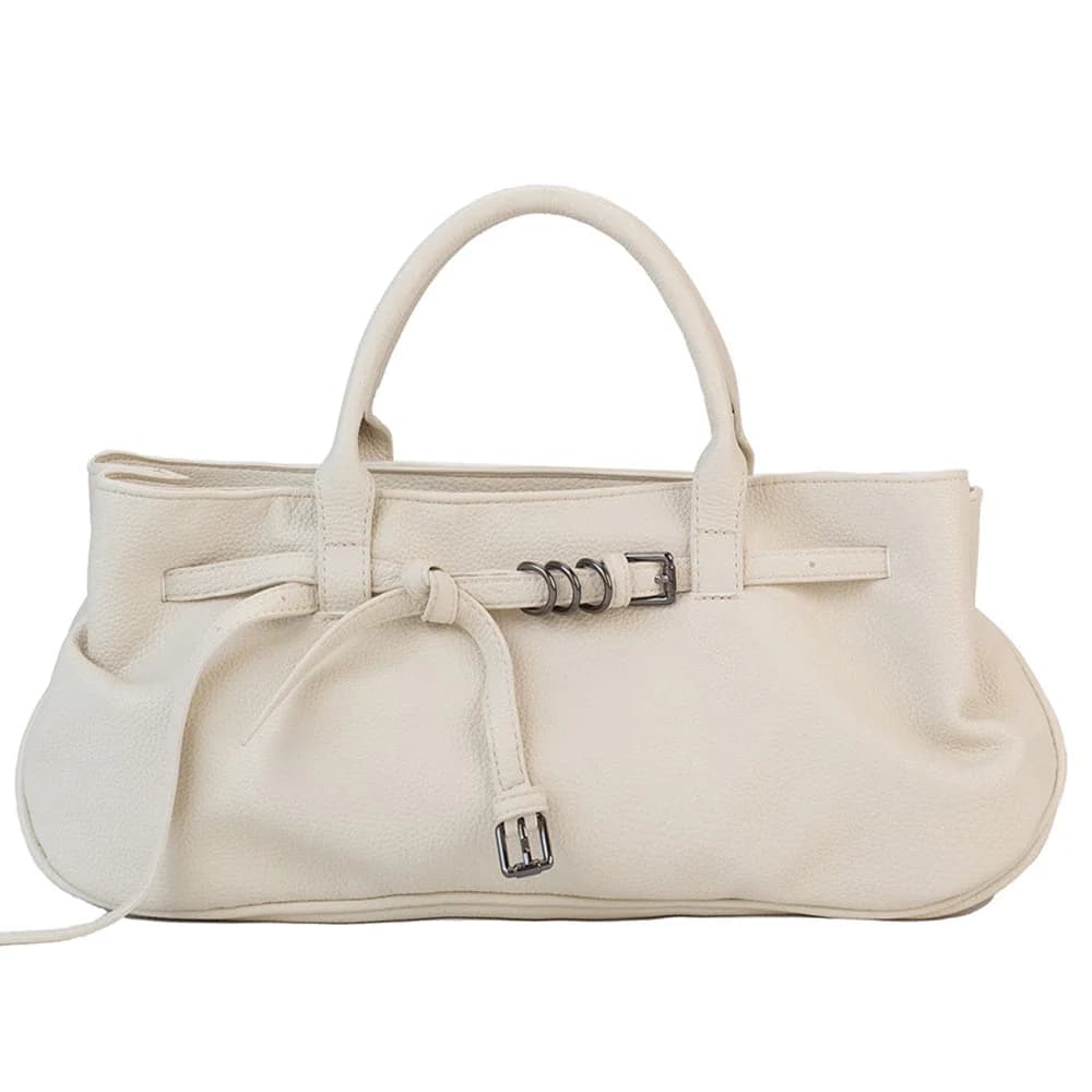 Avenue Montaigne Structured Belted Tote Bag — view 2 Avenue Montaigne Structured Belted Tote Bag — view 2