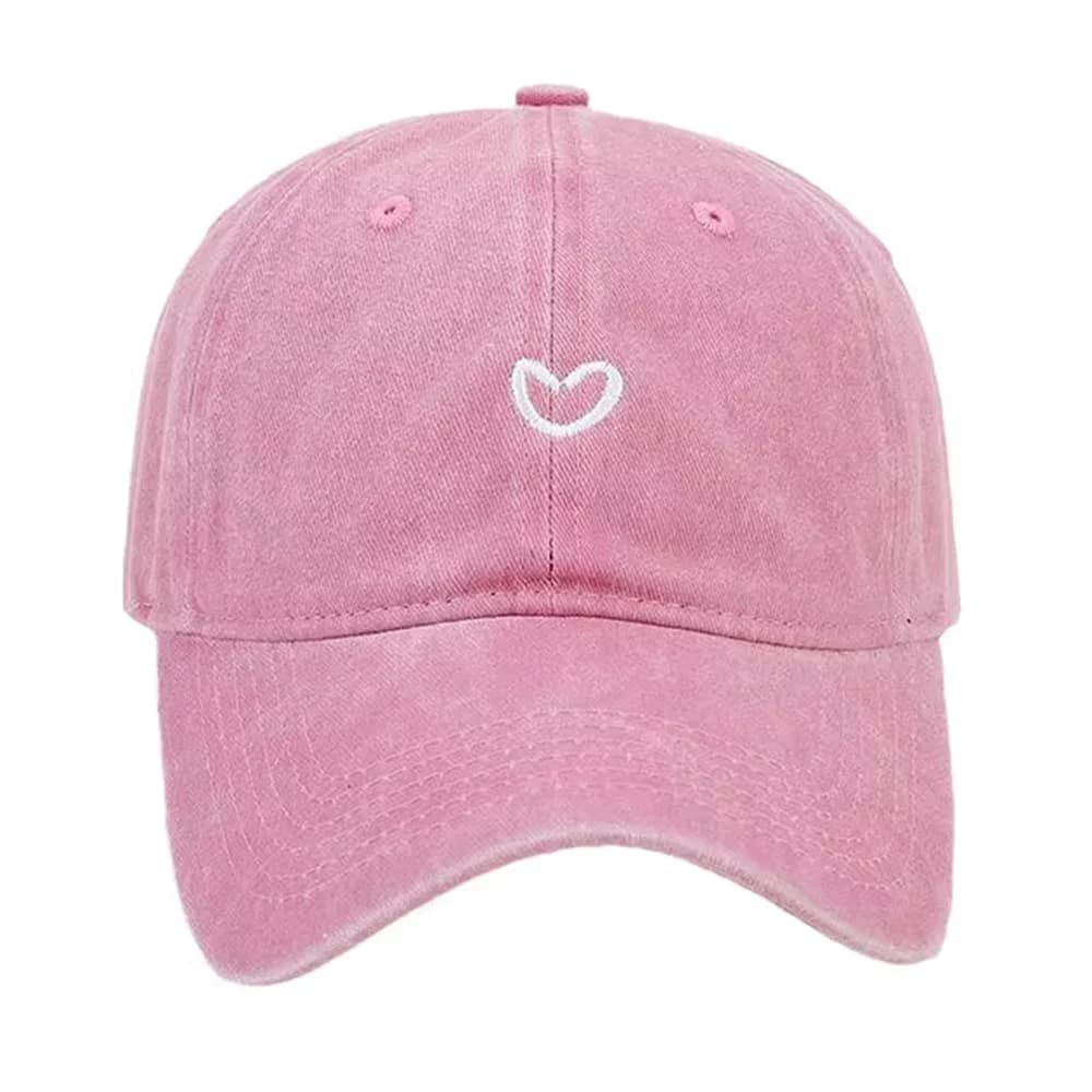 Heart Embroidery Baseball Cap — view 1 Heart Embroidery Baseball Cap — view 1