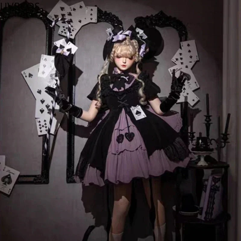 Purple Spade Cosplay Dress — view 3 Purple Spade Cosplay Dress — view 3