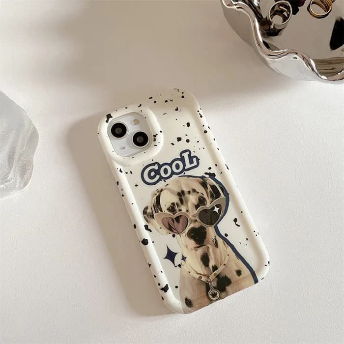 Cool Dalmatian iPhone Case — view 2 Cool Dalmatian iPhone Case — view 2