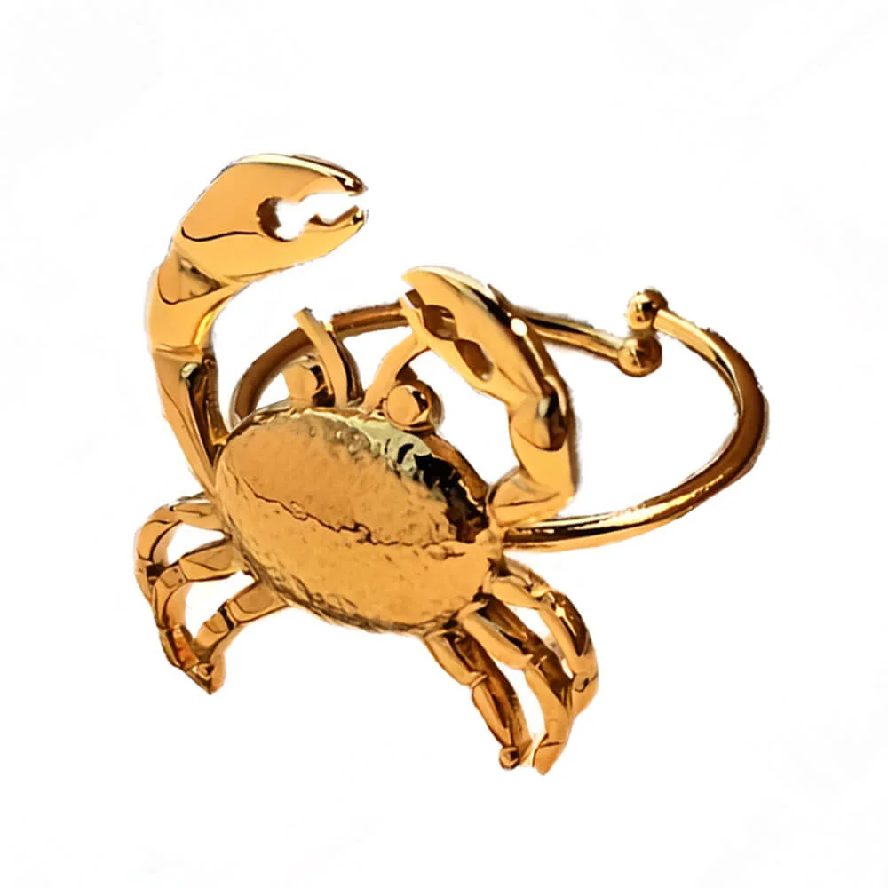 Vintage Style Crab Ring — view 1 Vintage Style Crab Ring — view 1
