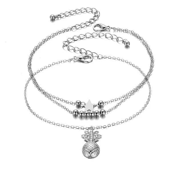 Pineapple Vibes Anklet — view 2 Pineapple Vibes Anklet — view 2
