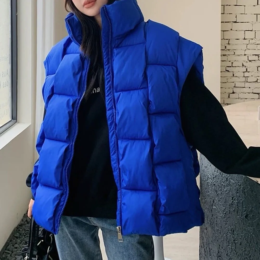 Vacay Mode Oversized Puffer Vest — view 2 Vacay Mode Oversized Puffer Vest — view 2