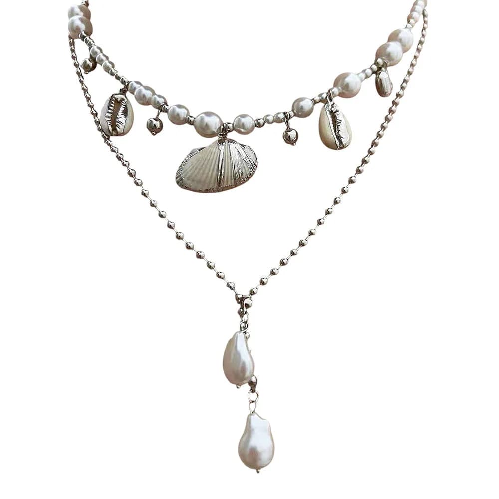 Mermaid Tears Layered Necklace — view 1 Mermaid Tears Layered Necklace — view 1