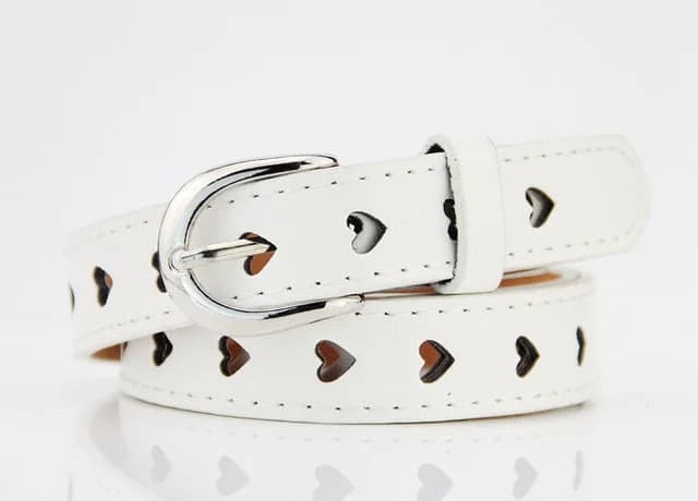 Heart-Shaped Eyelet Waist Belt — view 2 Heart-Shaped Eyelet Waist Belt — view 2