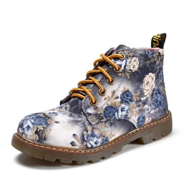 Ankle Floral Print Shoes — view 2 Ankle Floral Print Shoes — view 2