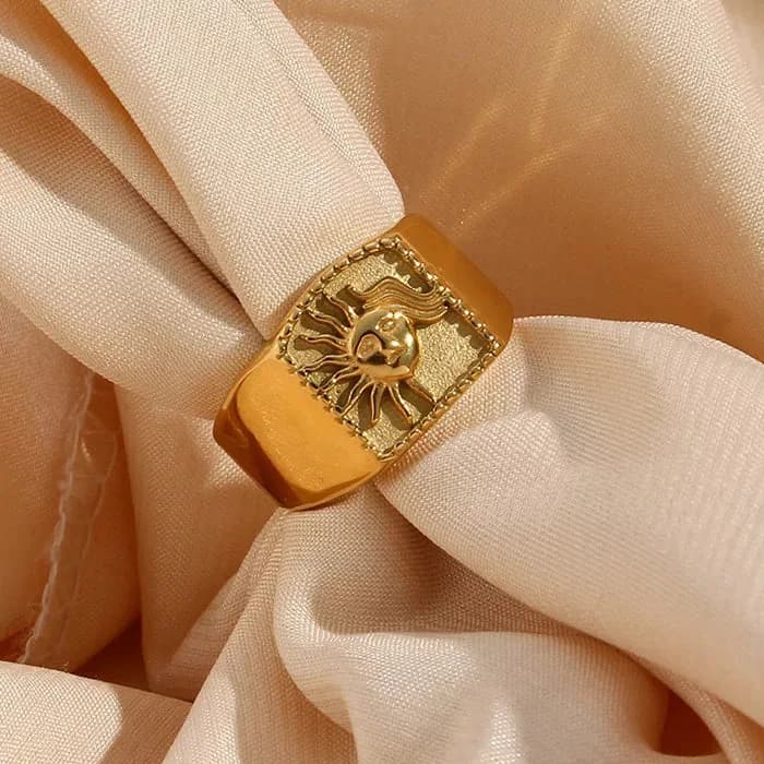 Sun Gold Ring — view 2 Sun Gold Ring — view 2