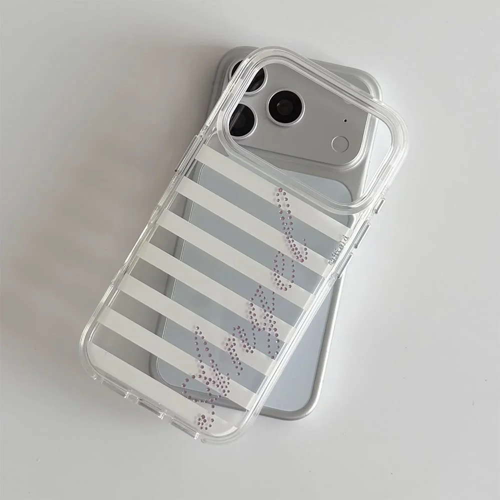 Angel Energy Rhinestone Y2K iPhone Case — view 3 Angel Energy Rhinestone Y2K iPhone Case — view 3