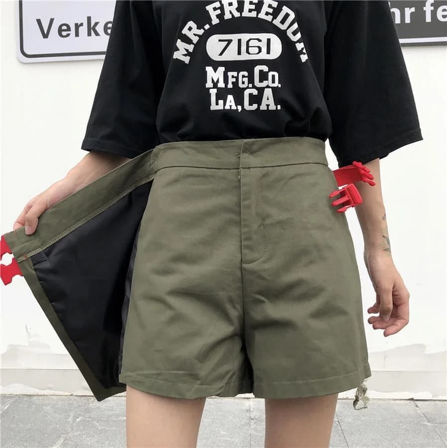 Wild Irregular Kawaii Skirt Shorts — view 3 Wild Irregular Kawaii Skirt Shorts — view 3