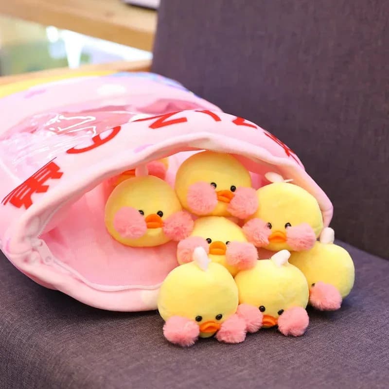Ducky Plushies in a Pillow — view 1 Ducky Plushies in a Pillow — view 1