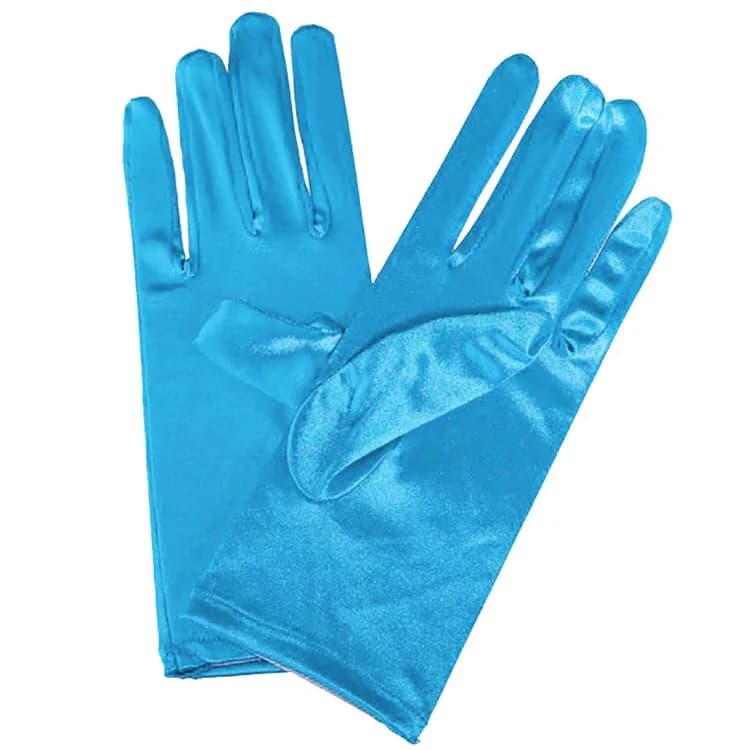 Rich Girl Satin Gloves — view 2 Rich Girl Satin Gloves — view 2