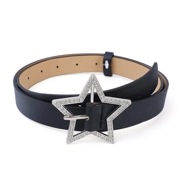 Star Rhinestone Buckle Belt — view 1 Star Rhinestone Buckle Belt — view 1