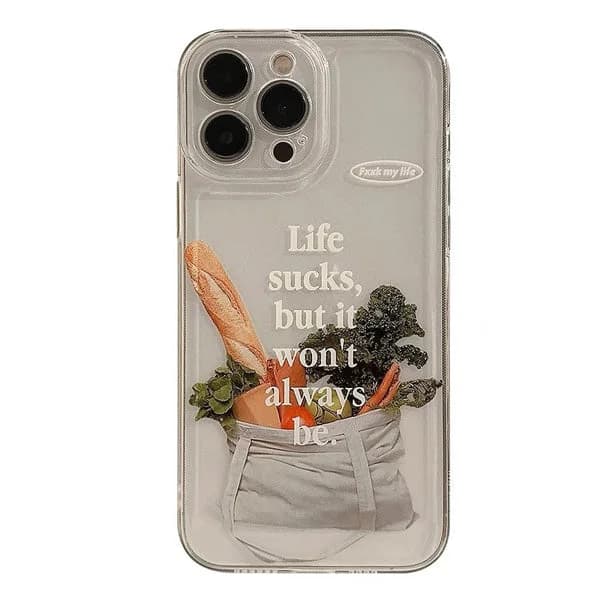 Life Sucks iPhone Case — view 1 Life Sucks iPhone Case — view 1