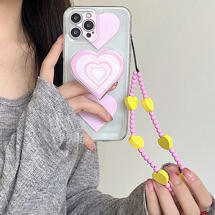 Danish Pastel Heart iPhone Case — view 2 Danish Pastel Heart iPhone Case — view 2