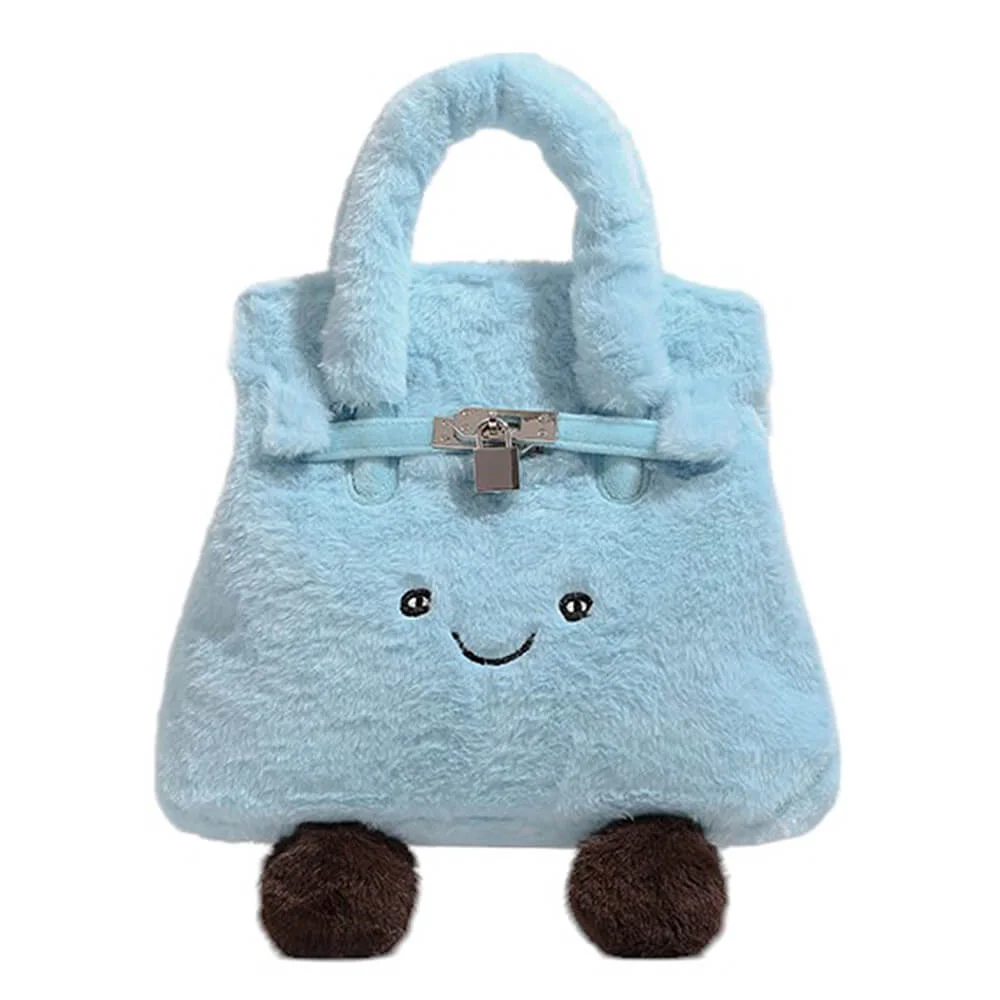 Smiling Face Plush Handbag — view 1 Smiling Face Plush Handbag — view 1