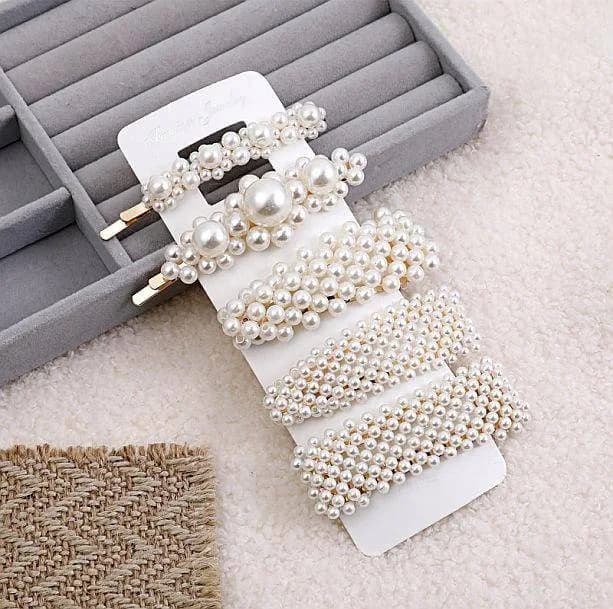 Pearl Hair Clip — view 2 Pearl Hair Clip — view 2