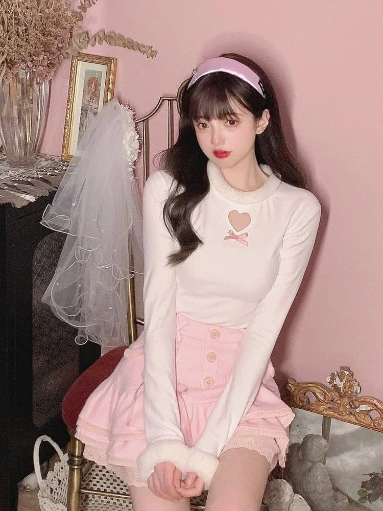 Dollette Skirt & Turtleneck Outfit — view 2 Dollette Skirt & Turtleneck Outfit — view 2