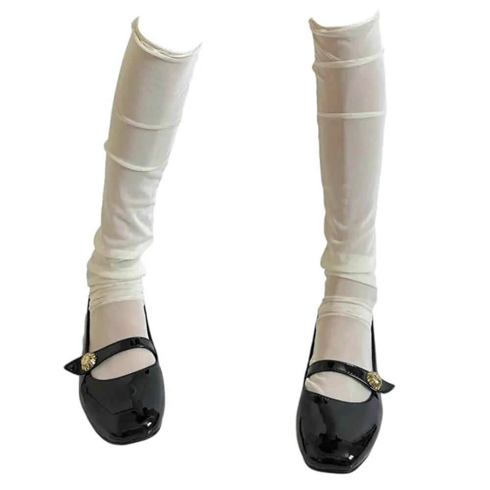 Balletcore Mesh Knee Socks — view 1 Balletcore Mesh Knee Socks — view 1