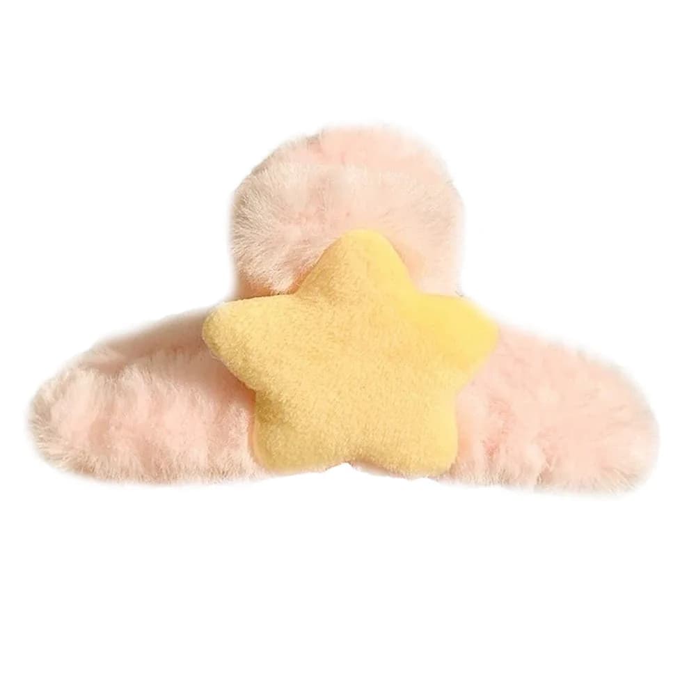 Plush Star Hair Claw Clip — view 2 Plush Star Hair Claw Clip — view 2