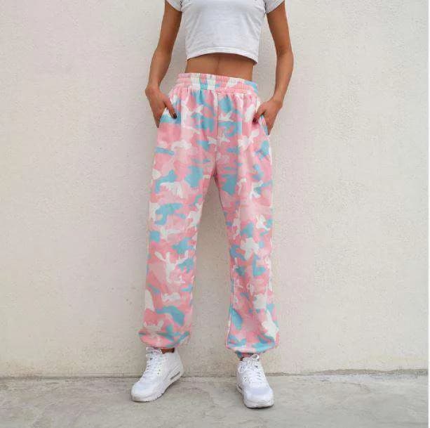 Pink Camouflage Pants — view 2 Pink Camouflage Pants — view 2