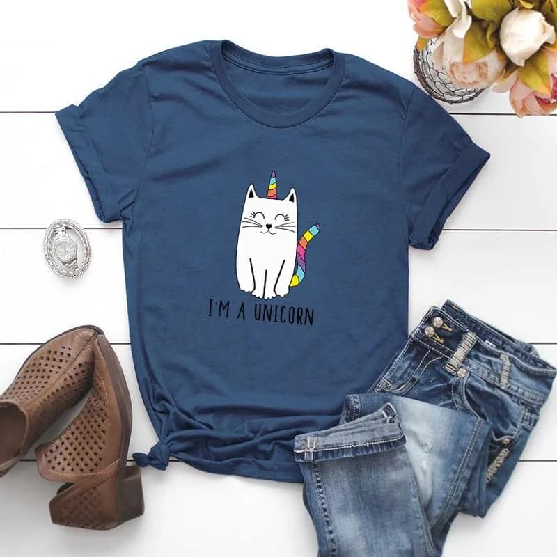 I'm A Unicorn Cat T-Shirt — view 1 I'm A Unicorn Cat T-Shirt — view 1