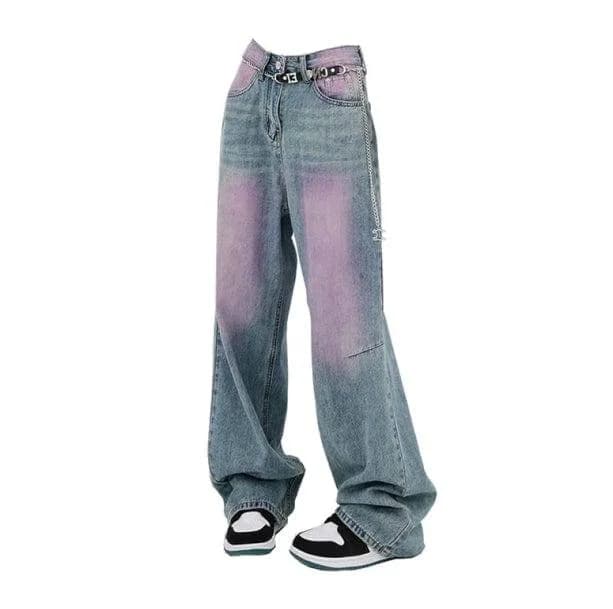 Pink Tint Baggy Jeans — view 1 Pink Tint Baggy Jeans — view 1