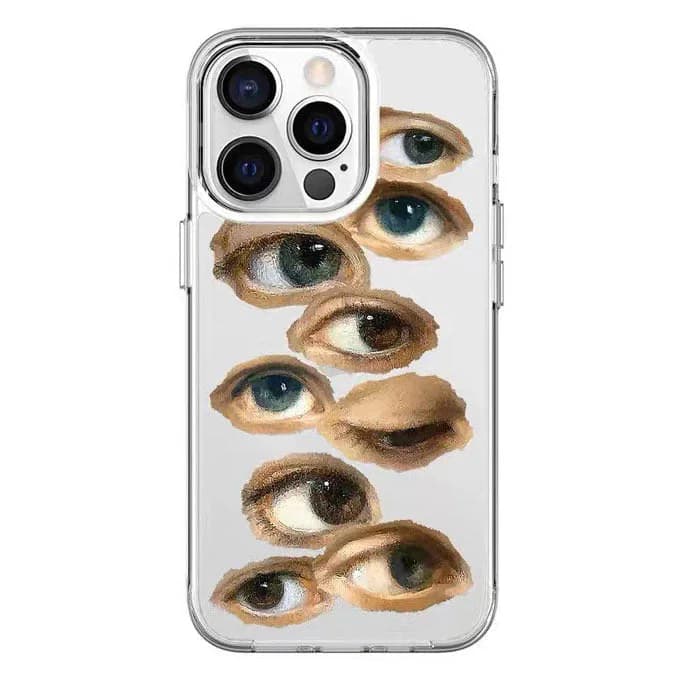 Grunge Aesthetic Eyes IPhone Case — view 1 Grunge Aesthetic Eyes IPhone Case — view 1