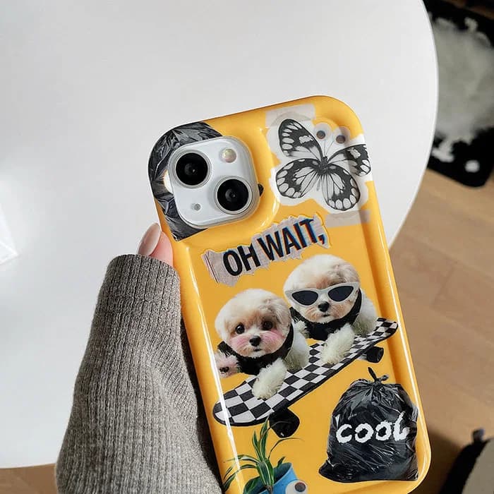 Skateboard Dog iPhone Case — view 2 Skateboard Dog iPhone Case — view 2