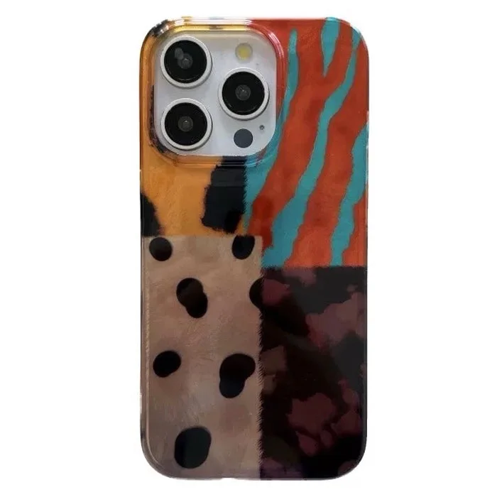 Patchwork Pattern iPhone Case — view 1 Patchwork Pattern iPhone Case — view 1
