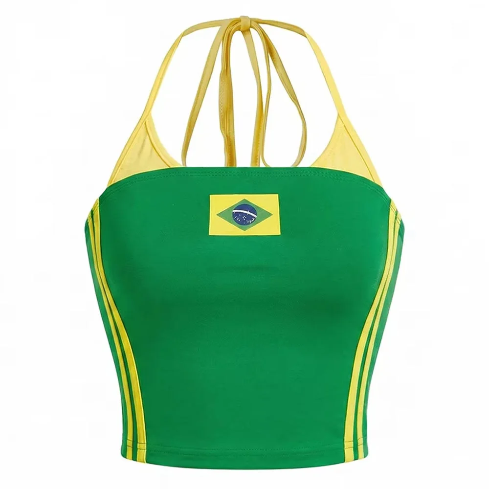 Brazil Layered Halter Top — view 1 Brazil Layered Halter Top — view 1