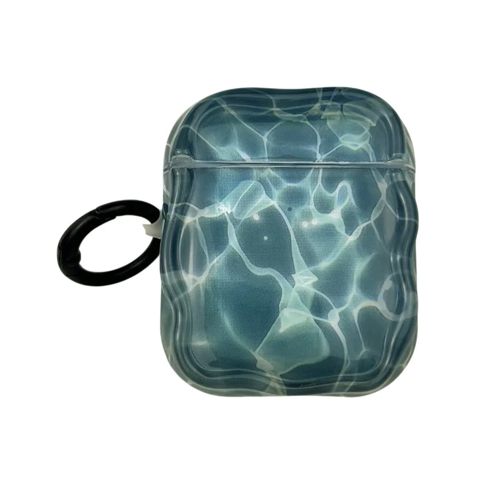 Glossy Water Aesthetic AirPods Case — view 2 Glossy Water Aesthetic AirPods Case — view 2