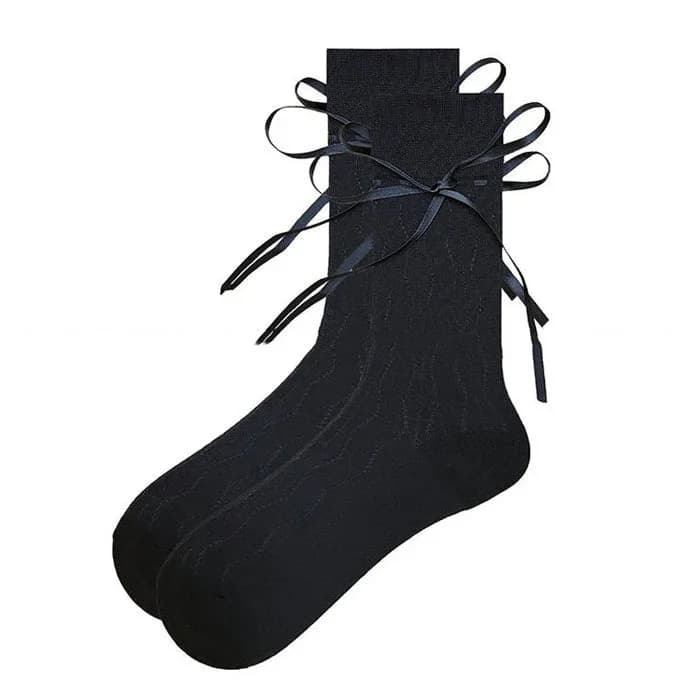 Coquette Socks With Bows — view 1 Coquette Socks With Bows — view 1